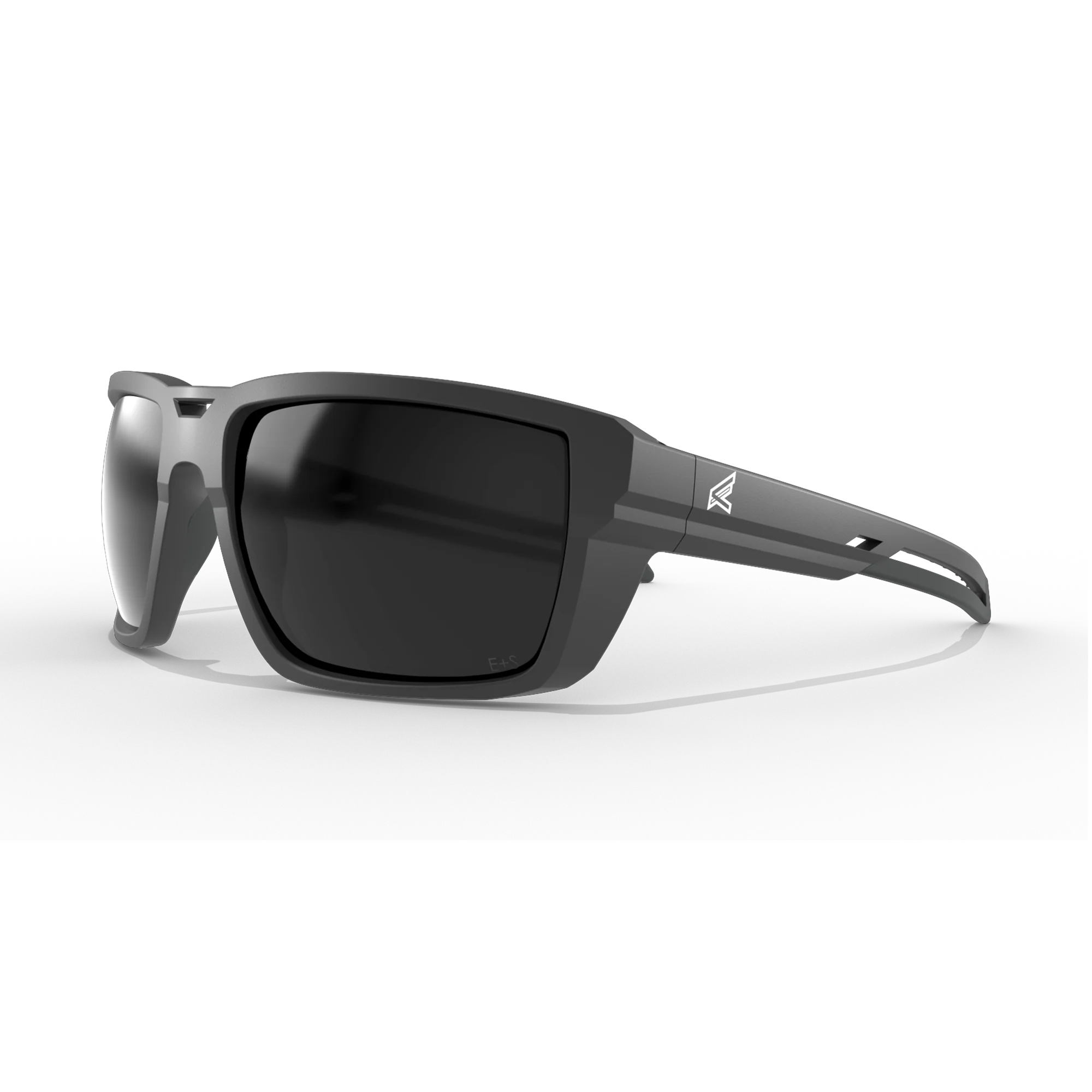 EDGE EYEWEAR LS116 LASSEN - MATTE BLACK FRAME/SMOKE LENSES