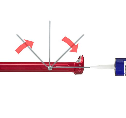 TAJIMA CNV-100SP18  Super 18:1 Ratio Premium High Thrust Rotary Caulk Gun 1/10 Gallon