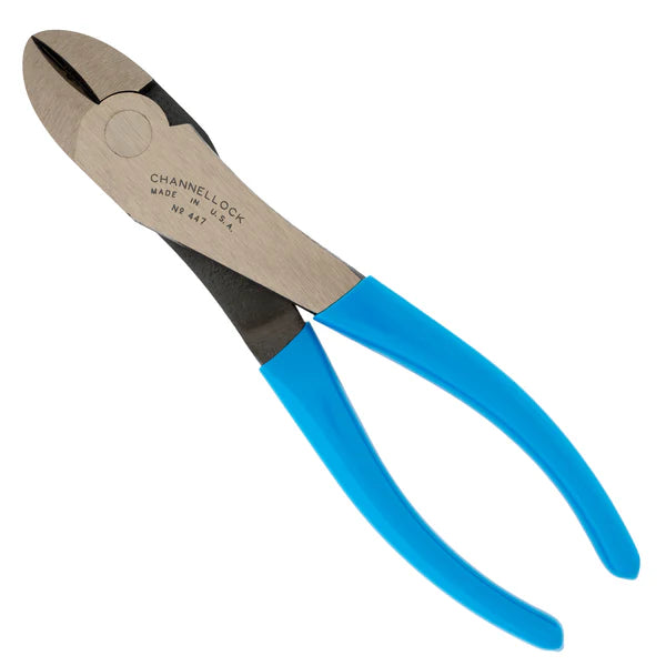 CHANNEL LOCK 447  8-inch High Leverage Curved Diagonal Cutting Pliers