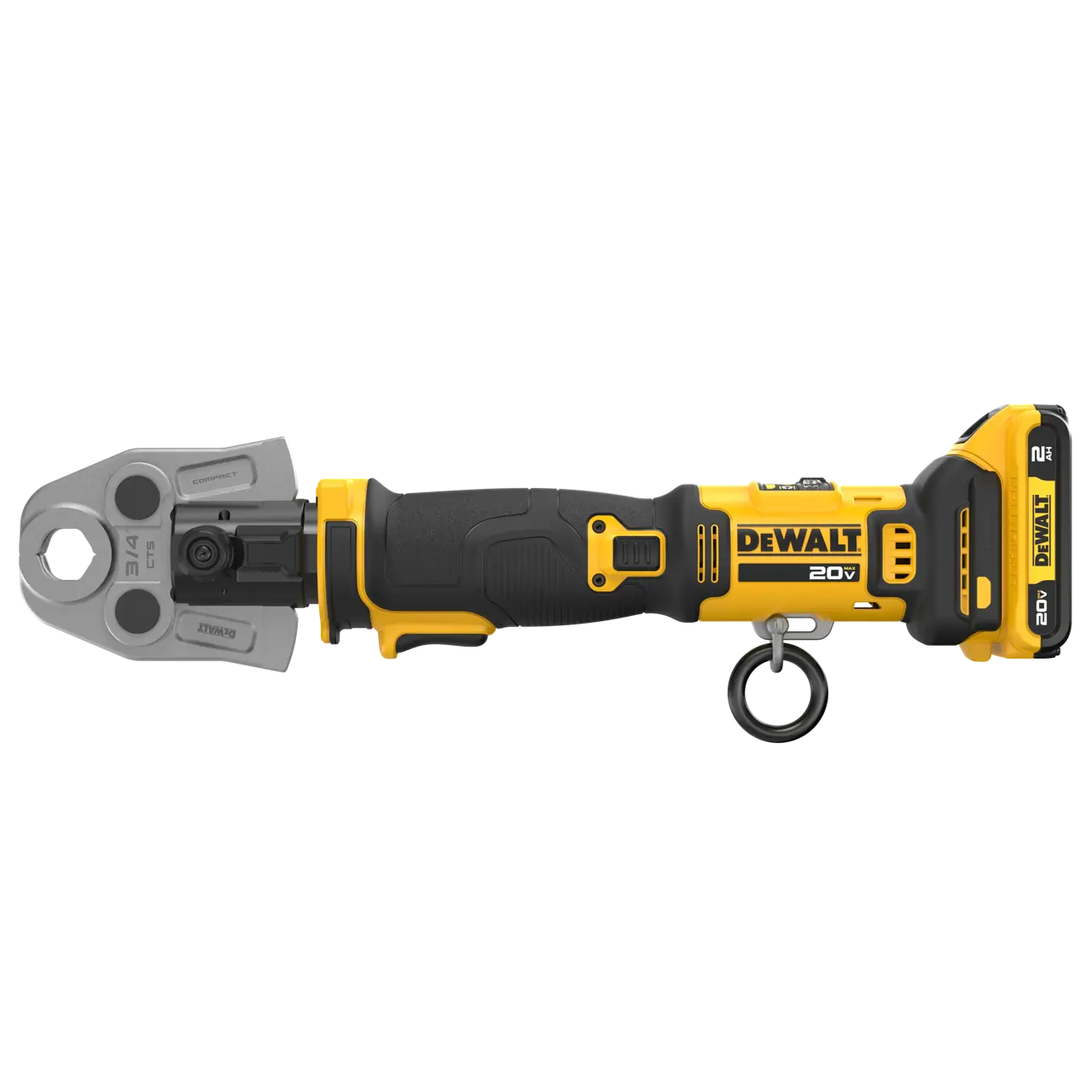 DEWALT DCE210DK2 20V MAX** compact press tool kit with CTS jaws
