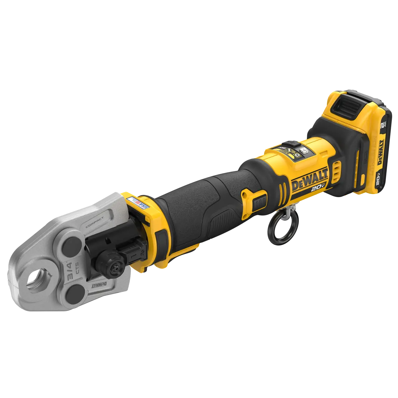 DEWALT DCE210DK2 20V MAX** compact press tool kit with CTS jaws