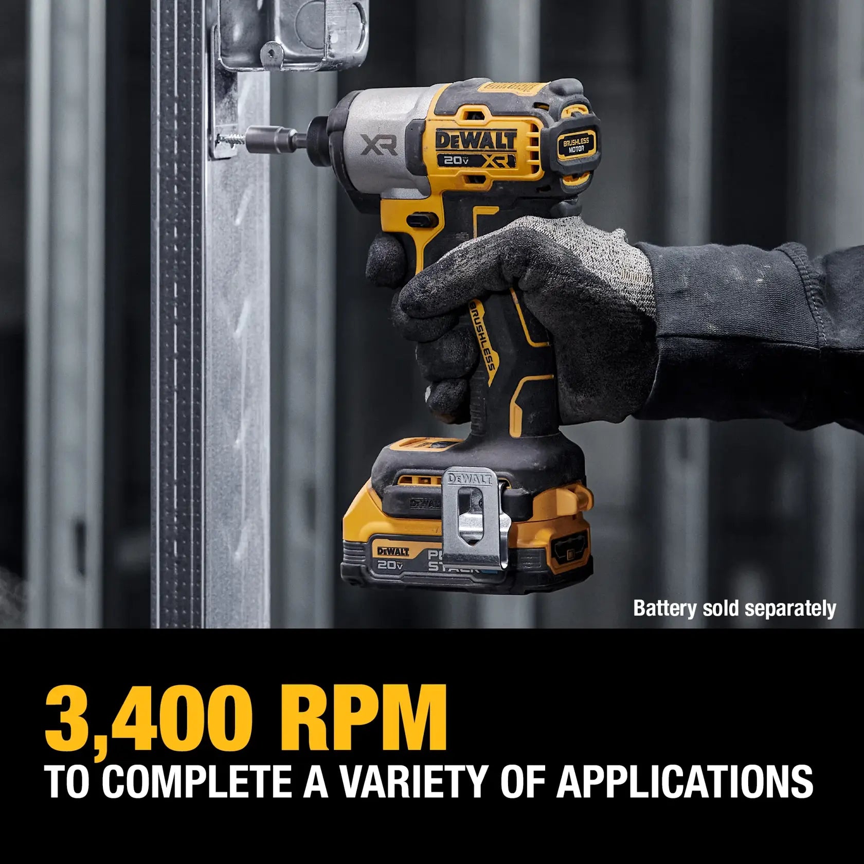DEWALT DCF845B 20V MAX* XTREME™ Cordless Brushless 1/4 in Impact Driver Drill (Tool Only)