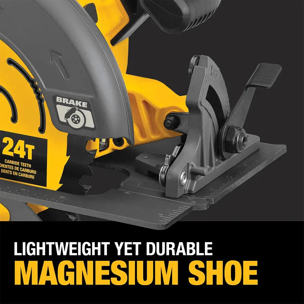 DEWALT DCS578B 60V MAX* Brushless Cordless 7-1/4-in. Circular Saw with Electronic Brake (Tool Only)