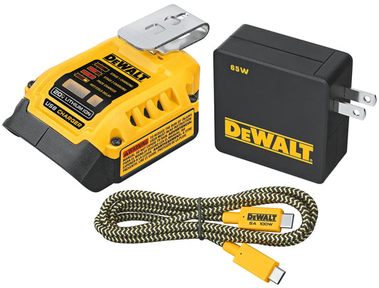 DEWALT DCB094K 20V MAX*/Flexvolt 5 Amp Usb Charging Kit