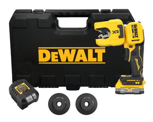 DEWALT DCE154E1 20V MAX* XR® 1-1/4-In. Copper Tubing Cutter Kit