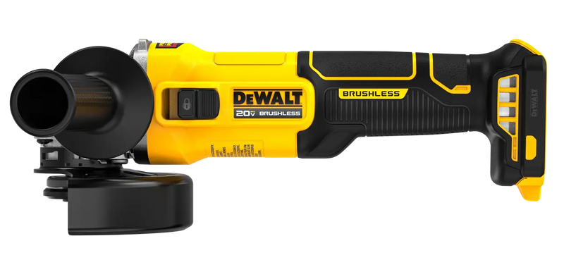 DEWALT DCG407B 20V MAX* Brushless Cordless 4 1/2-In. Slide-Switch Grinder (Tool Only)