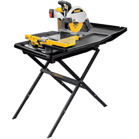 DEWALT D24000S Wet Tile Saw with Stand, 10-Inch w/ Stand