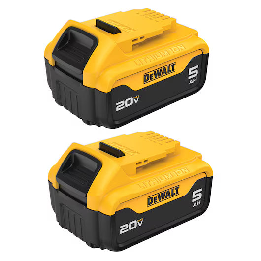 DEWALT DCB205-2 20V MAX* 5Ah Battery (2 PK)