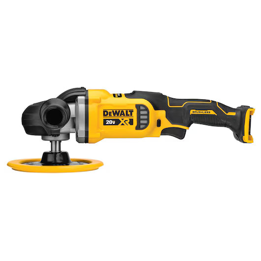 DEWALT DCM849B 20V MAX* XR® 7" CORDLESS VARIABLE-SPEED ROTARY POLISHER (TOOL ONLY)