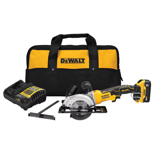 DEWALT DCS571P1 ATOMIC™ 20V MAX* Brushless Cordless 4-1/2 in. Circular Saw Kit
