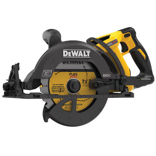 DEWALT DCS577B FLEXVOLT® 60V MAX* 7-1/4 in. Cordless Worm Drive Style Saw (Tool Only)