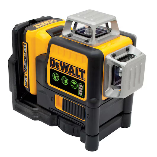 DEWALT DW089LG 12V MAX* 3 x 360 Green Line Laser