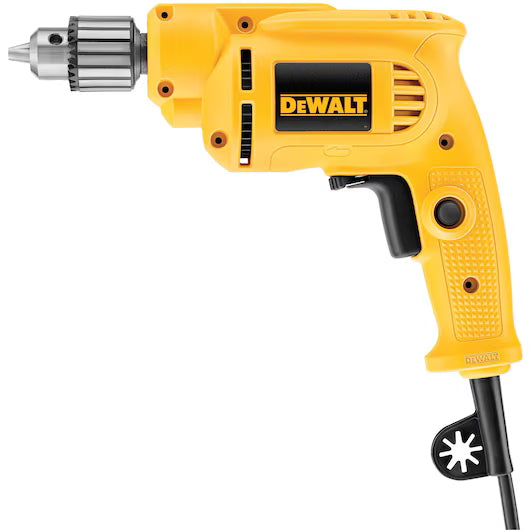 DEWALT DWE1014 3/8" VS Drill with Keyed Chuck
