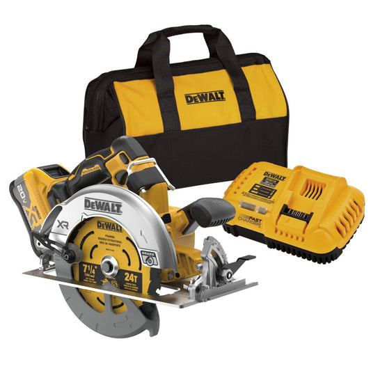 DEWALT DCS590WW1 20V MAX* XR® Brushless Cordless 7-1/4 in. Circular Saw Kit with XR POWERPACK™ 8.0AH