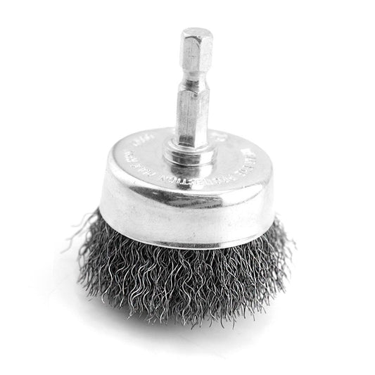 ENKAY 1841 2" Coarse Crimped Wire Cup Brush – 1/4" Shank