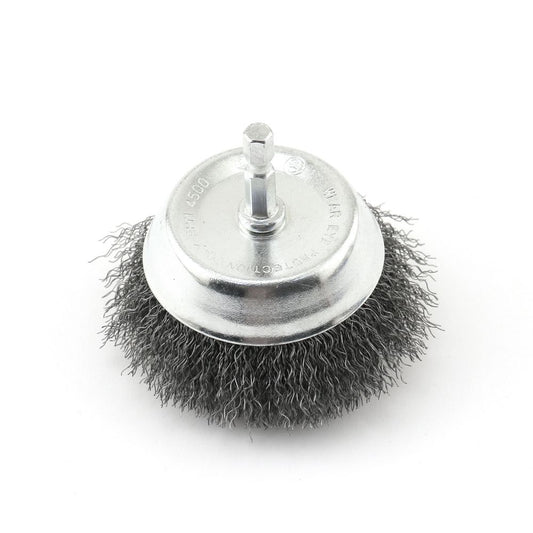 ENKAY 1844 3" Fine Crimped Wire Cup Brush – 1/4" Shank