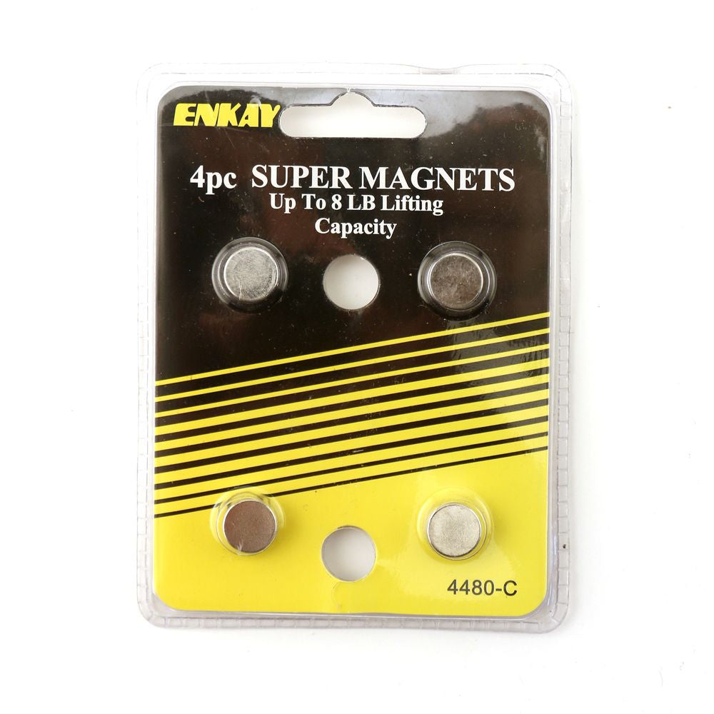ENKAY 4480 4-Piece Super Magnets Set