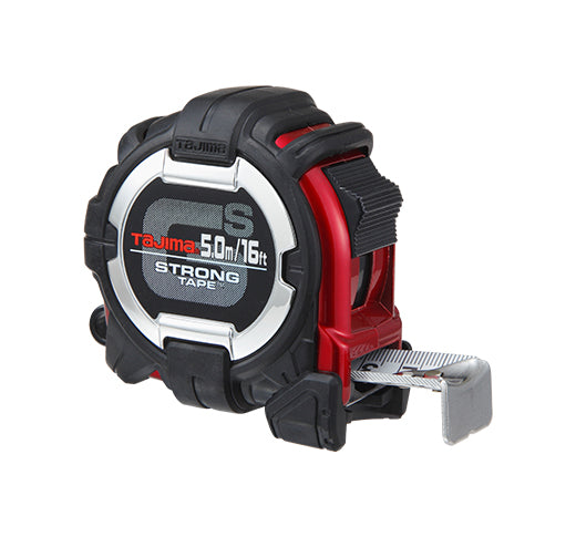 TAJIMA GS-C16/5MBW GS-LOCK, 16FT/5M X 1IN STRONG TAPE &amp; HOOK WITH COMPATIBLE CLIP