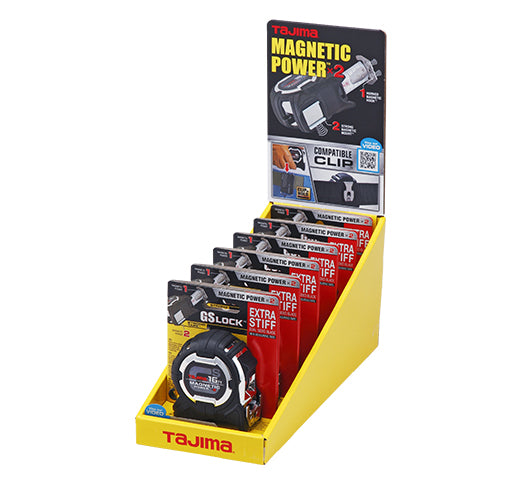 TAJIMA GS-SC16BW GS-LOCK™ MAGNETIC POWER x2 COMPATIBLE CLIP