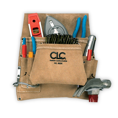 CLC I823X 8 Pocket Carpenter’s Nail & Tool Bag