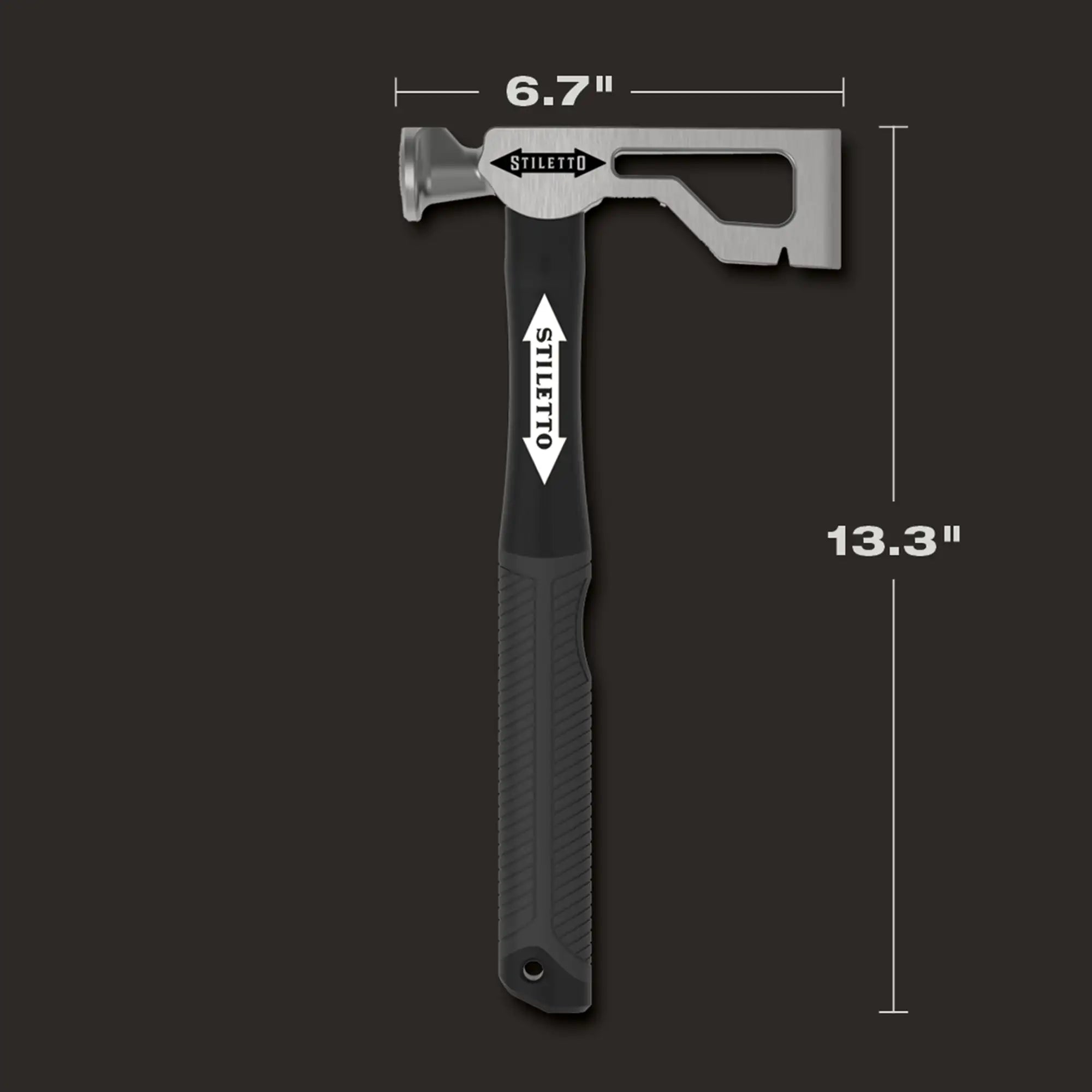STILETTO DRYAXE9-F 9oz Titanium Drywall Hatchet