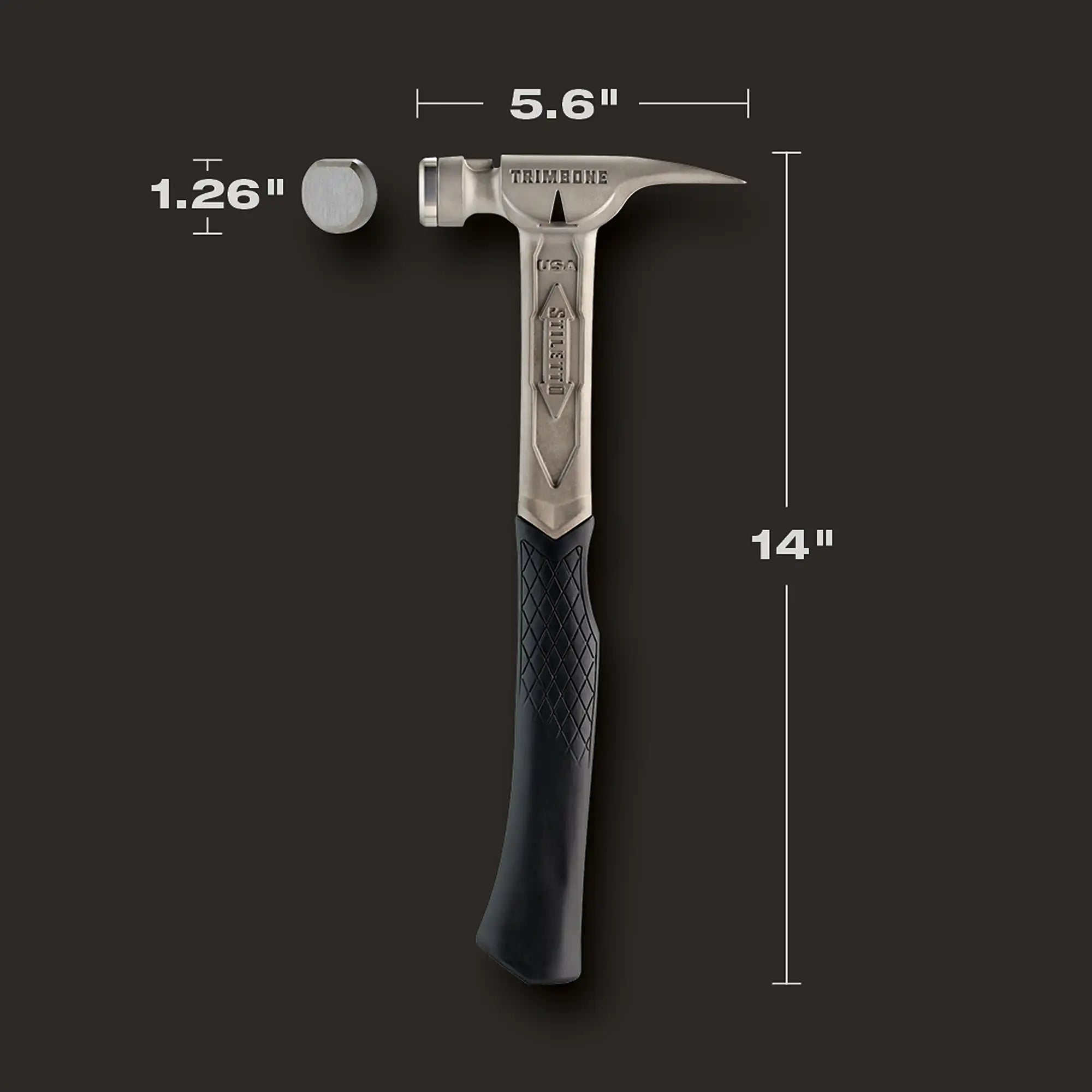 STILETTO TRMB 10oz TRIMBONE™ Smooth/Curved Titanium