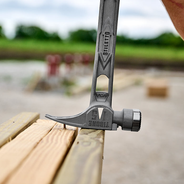 STILETTO 15oz TIBONE™ Milled/Curved Titanium Hammer