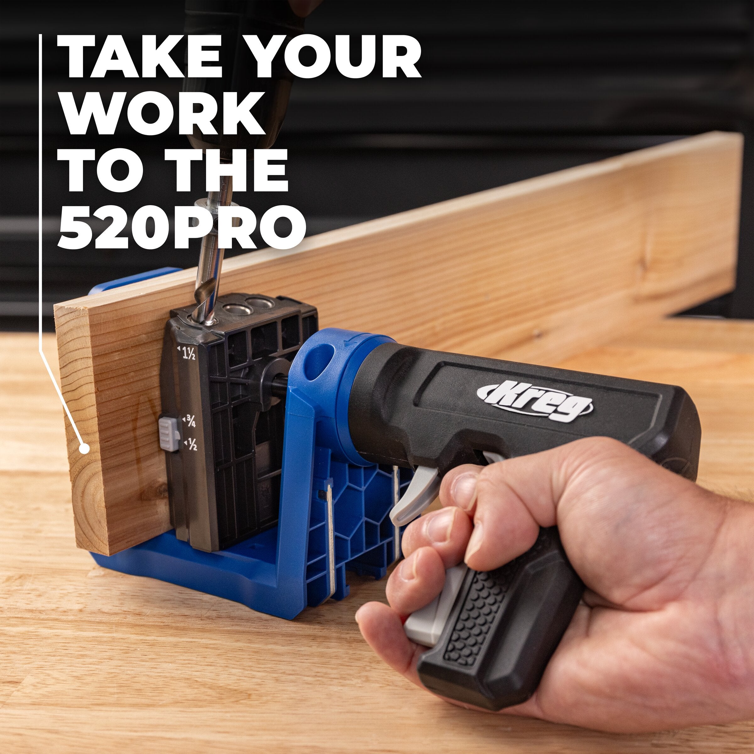 KREG KPHJ520PRO2 Kreg® Pocket-Hole Jig 520PRO