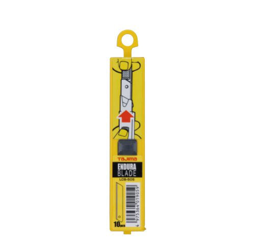Tajima LCB-50S Heavy Duty ENDURA Solid 18mm / 3/4" non-segmented blades, 10-blade dispenser