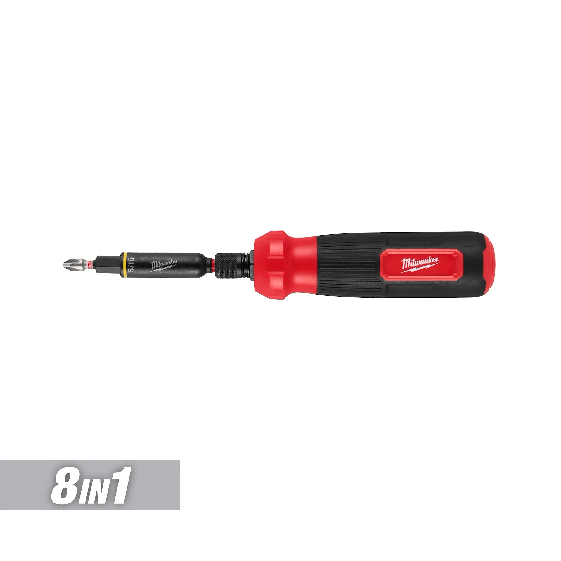MILWAUKEE 48-22-2922 8-IN-1 Multi-Bit & Nut Driver W/ SHOCKWAVE™ Impact Duty Bits & Nut Drivers