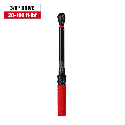 MILWAUKEE 48-22-9202 3/8” Drive Click Torque Wrench (20-100 ft·lbf)