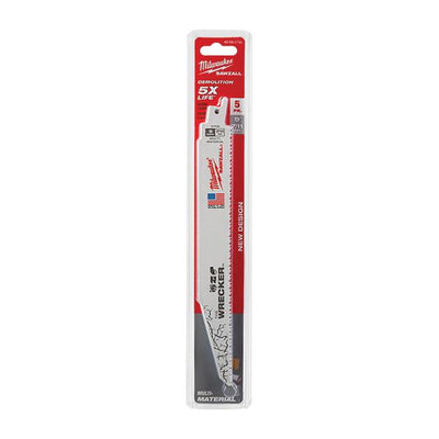 MILWAUKEE 48-00-5706 The WRECKER™ Multi-Material SAWZALL® Blade 9