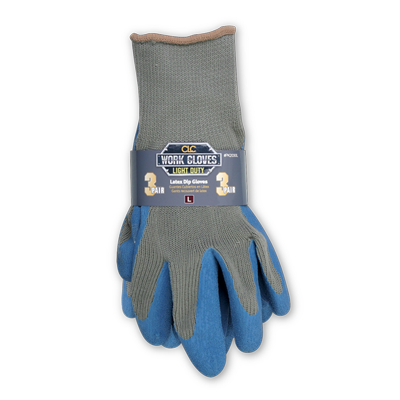 CLC P2030X Latex Gripper Gloves - XL (3 pair/pack)