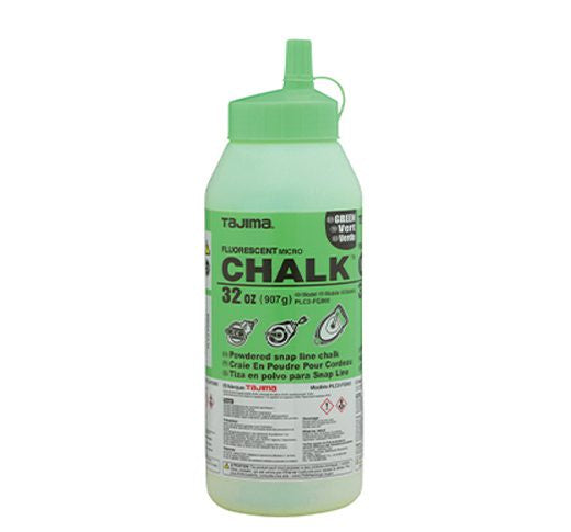 TAJIMA PLC2-FG900 Fluorescent Micro Chalk - GREEN (32oz.)