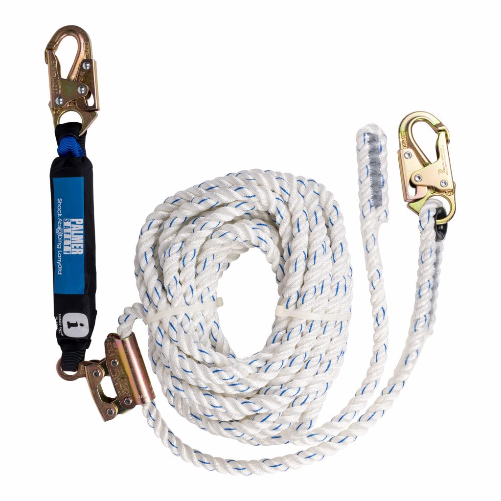 Palmer Safety V5501NB Roofing Bucket Kit Fall Protection Harness/Lifeline/Anchor