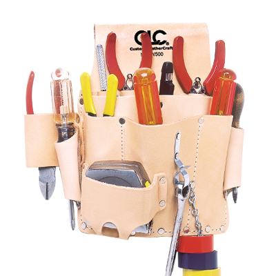 CLC W500 8 Pocket Heavy-Duty Electrician's Tool Pouch