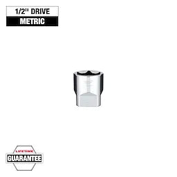 MILWAUKEE 45-34-2032 1/2" Drive Metric 6-Point 32mm Socket with FOUR FLAT™ Sides