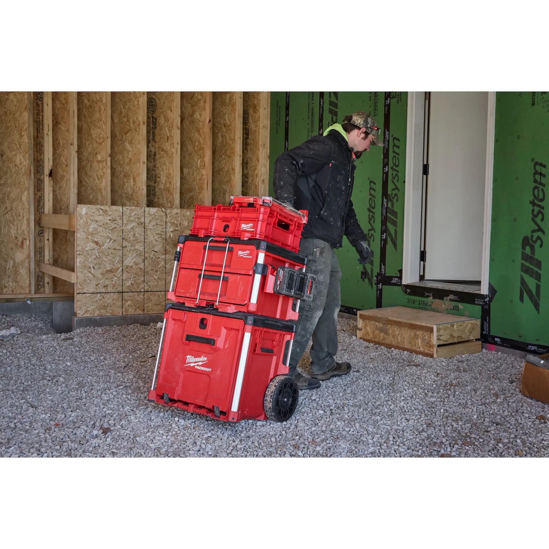 MILWAUKEE 48-22-8438 PACKOUT™ Low-Profile Crate