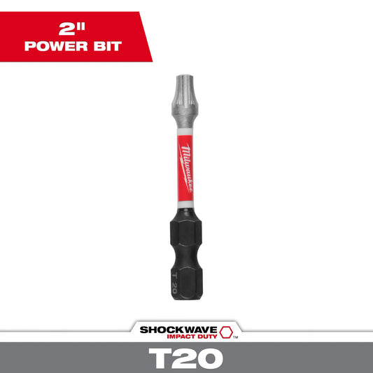 MILWAUKEE 48-32-4484 SHOCKWAVE™ Impact Duty 2"TORX® T20 Power Bit
