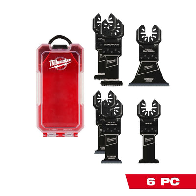 MILWAUKEE 49-10-9112 OPEN-LOK™ 6 PC Multi-Tool Blade Variety Kit