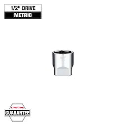 MILWAUKEE 45-34-2036 1/2" Drive Metric 6-Point 36mm Socket with FOUR FLAT™ Sides