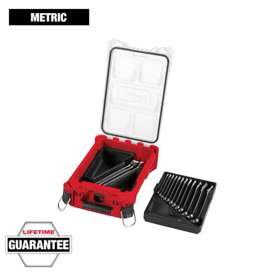 MILWAUKEE 48-22-9483 15pc Metric Combination Wrench Set with PACKOUT™ Compact Organizer
