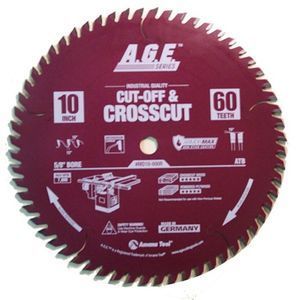 AGE MD10-500R 10 inch 50 Tooth Thin Kerf Rip and Crosscut Combination Saw Blade