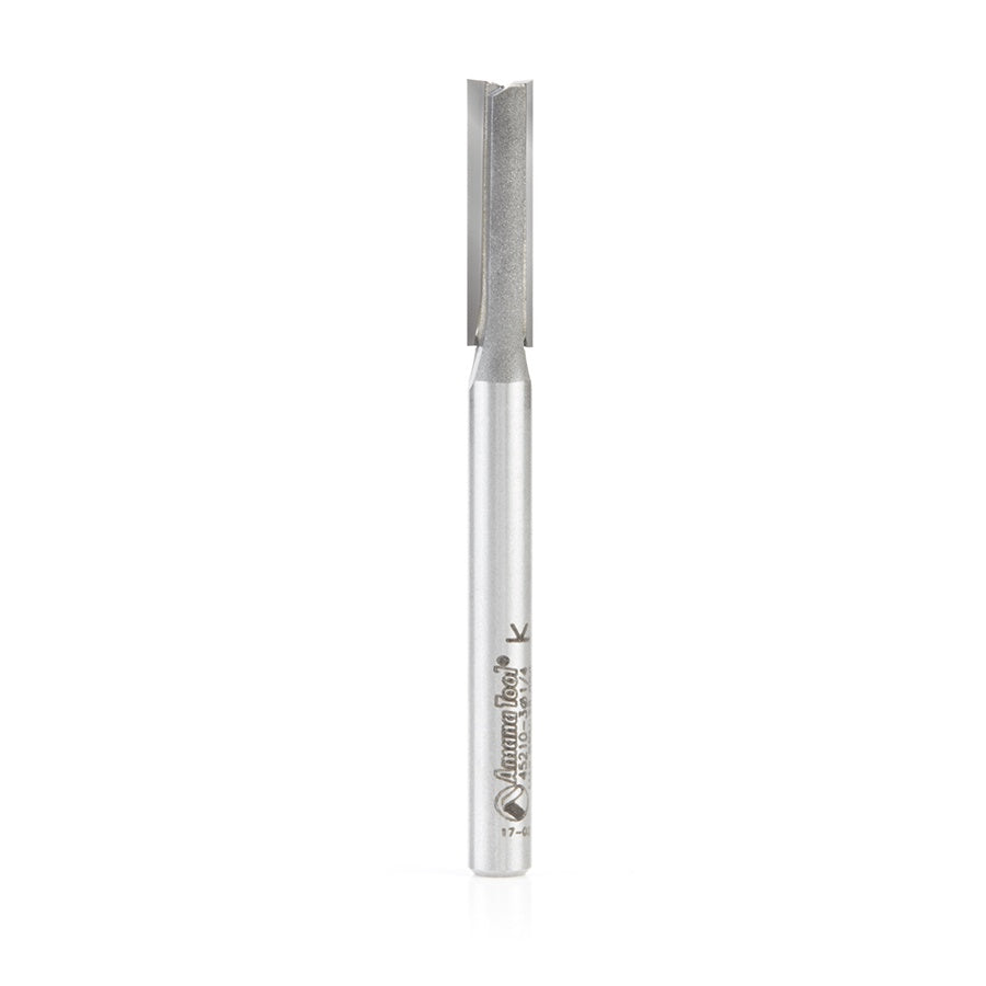 AMANA 45210-3 Carbide Tipped Straight Plunge High Production 1/4 Dia x 1 Inch x 1/4 Shank