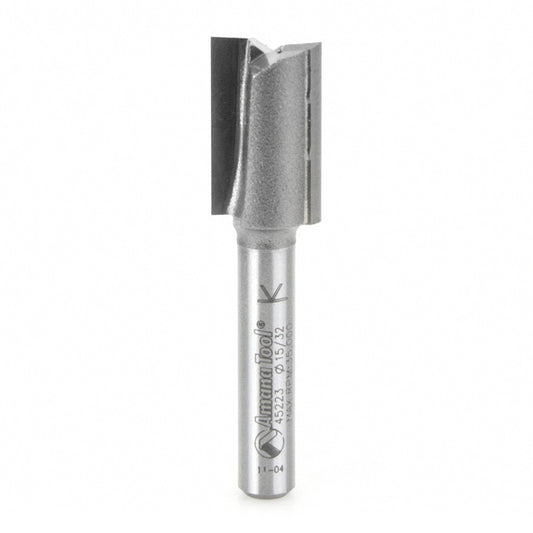 AMANA 45223 Carbide Tipped Undersized Plywood Dado Plunge 15/32 Dia x 3/4 x 1/4 Inch Shank for Plywood Thickness 1/2 minus 1/32