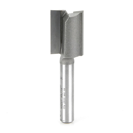 AMANA 45227 Carbide Tipped Straight Plunge High Production 9/16 Dia x 3/4 x 1/4 Inch Shank