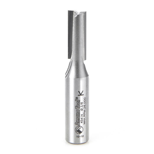 AMANA 45414 Carbide Tipped Straight Plunge High Production 3/8 Dia x 1 Inch x 1/2 Shank