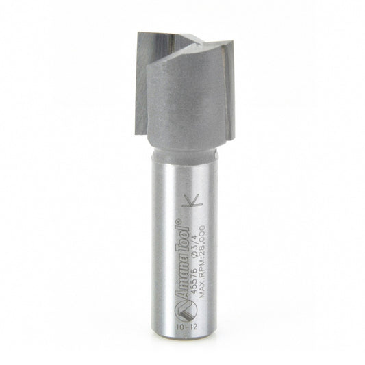 AMANA 45576 Carbide Tipped Mortising 3/4 Dia x 3/4 x 1/2 Inch Shank
