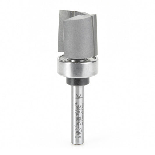 AMANA 45586 Carbide Tipped Mortising 3/4 Dia x 3/4 x 1/4 Inch Shank with Upper BB