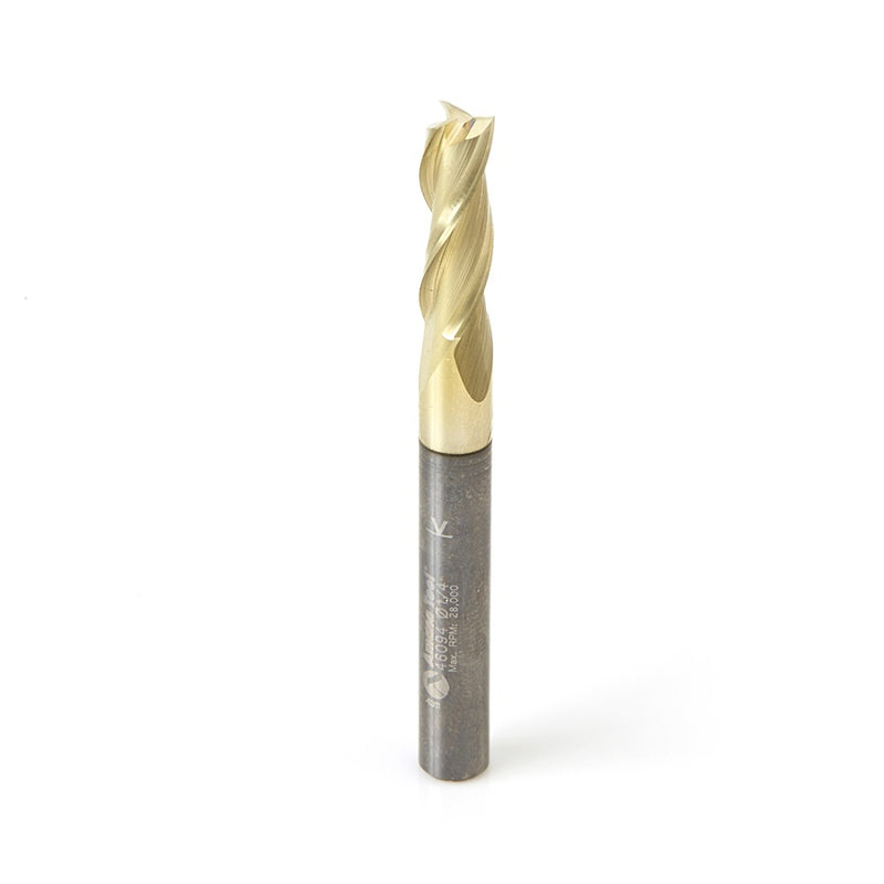 AMANA 46094 Solid Carbide Spiral Up-Cut Router Bit – 1/4